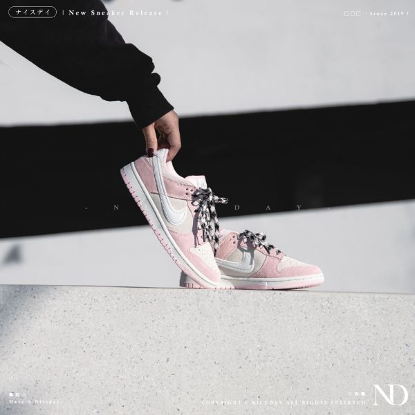 圖片 NICEDAY 現貨 NIKE DUNK LOW Pink Foam 粉白 女款 DV3054-600