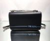 圖片 Prada 1BD154 光滑小牛皮 Logo滑動鍊帶翻蓋包黑色