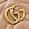 圖片 Gucci 448065 GG Marmont Mini 波浪紋絎縫肩背包 粉色