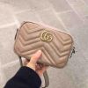 圖片 Gucci 448065 GG Marmont Mini 波浪紋絎縫肩背包 粉色