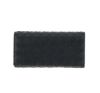 圖片 Bottega Veneta 651368 Flap 小羊皮編織翻蓋長夾 黑色