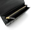 圖片 Bottega Veneta 651368 Flap 小羊皮編織翻蓋長夾 黑色