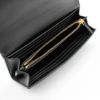 圖片 Bottega Veneta 651368 Flap 小羊皮編織翻蓋長夾 黑色