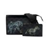 圖片 Louis Vuitton Gaston 格紋帆布動物塗鴉二合一斜背包(N64608-黑灰)