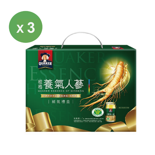 圖片 桂格活養氣人蔘禮盒60ml8入-3盒