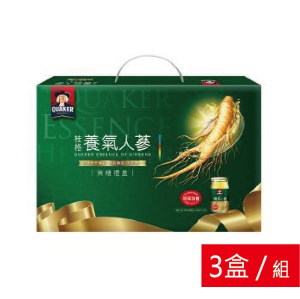 圖片 桂格無糖養氣人蔘60ML12入禮盒-3盒