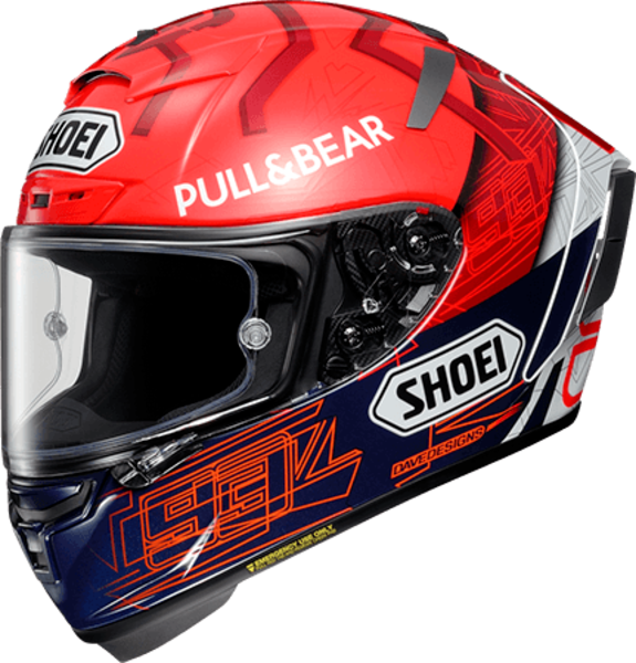 圖片 SHOEI X14 選手彩繪款 mm93 馬六 紅螞蟻 MARQUEZ6 TC-1