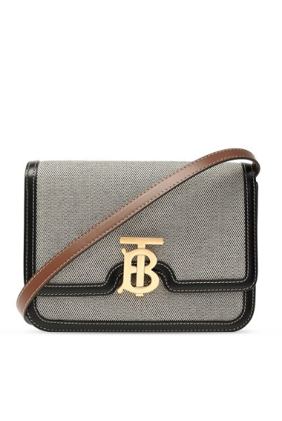 圖片 Burberry 80306661 小型三色帆布及皮革 TB 包