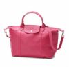 圖片 Longchamp Le Pliage Cuir 15127 S 小款羊皮兩用包 玫瑰粉