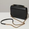 圖片 Saint Laurent 533026 YSL 光滑小牛皮 Sunset WOC銀鍊包 黑色金字Logo