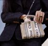 圖片 【現貨在台】Chloe Woody Nano bag 手提 經典LOGO織帶帆布包 淺藍