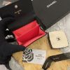 圖片 CHANEL 23P 黑粉雙層零錢卡包