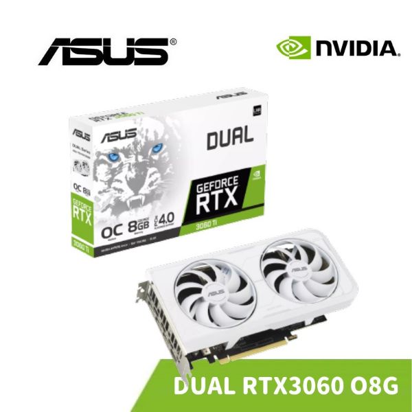 圖片 ASUS 華碩 DUAL RTX 3060 O8G WHITE 顯示卡