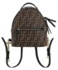 圖片 2023新季品❥FENDI  8BZ038 經典浮雕老花 LOGO 小羊皮 迷你後背包