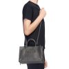 圖片 Balenciaga 432596 Papier B4 Zip Around 兩用包 灰色