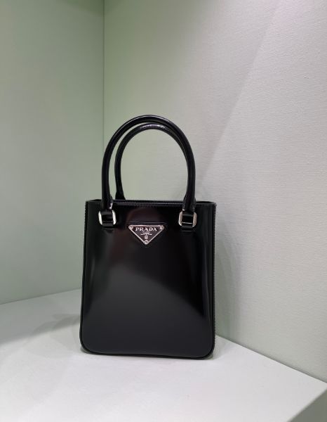 圖片 Prada 1BA331小號拋光皮革手提肩背包
