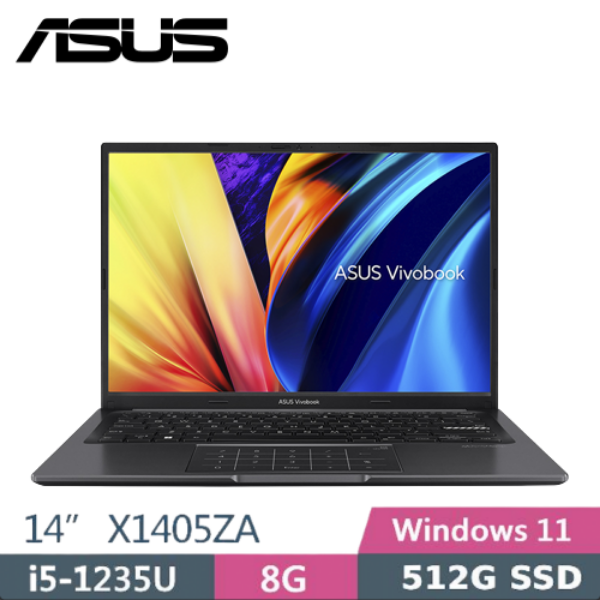 圖片 華碩 ASUS X1405ZA-0041K1235U 搖滾黑