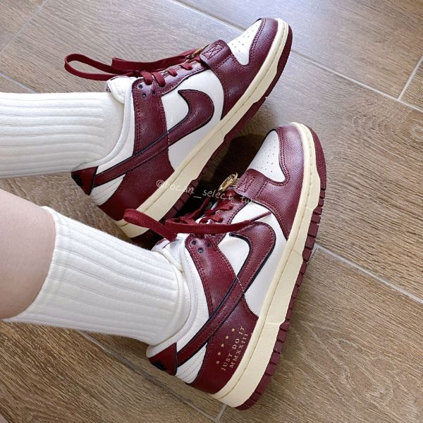 圖片 Nike Dunk Low酒紅金釦
