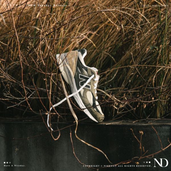圖片 NICEDAY 現貨 New Balcne NB 990 V3 棕綠色 美制 慢跑鞋 M990TO3