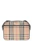 圖片 Burberry Vintage 80101521 格紋拼皮革斜背包