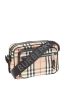 圖片 Burberry Vintage 80101521 格紋拼皮革斜背包