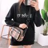 圖片 Burberry Vintage 80101521 格紋拼皮革斜背包