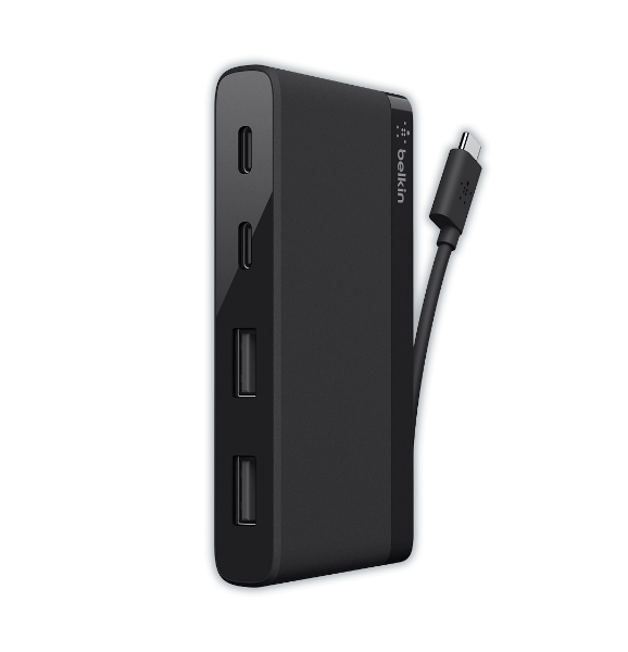 Belkin USB-C™ 4 連接埠迷你集線器