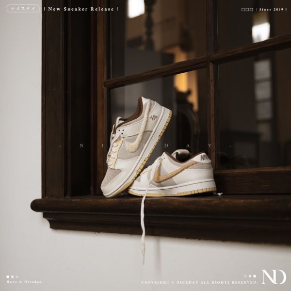 圖片 NICEDAY 代購 Nike Dunk Low 2023 兔年限定 奶茶色 男女  FD4203 211