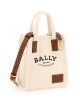 圖片 Bally Crystalia Xs 帆布迷你托特包 自然色 付長肩帶