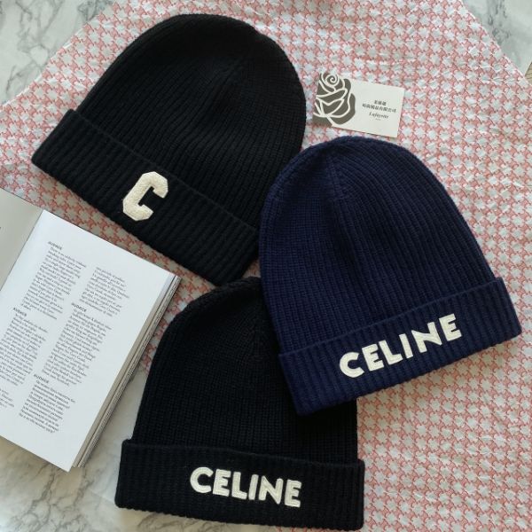 圖片  CELINE 羅紋羊毛毛帽