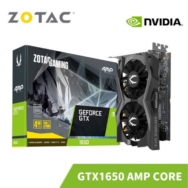 圖片 ZOTAC 索泰 GAMING GeForce GTX 1650 AMP Core 4G GDDR6 顯示卡