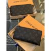 圖片 Louis Vuitton Lv經典老花 黑色 經典款對開  拉鏈男士長夾
