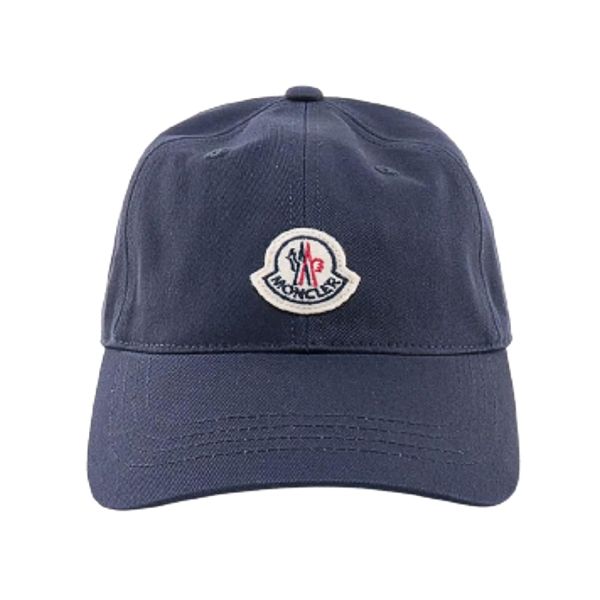 圖片 MONCLER 基本款 LOGO棒球帽 深藍色   3B00035V0090 742