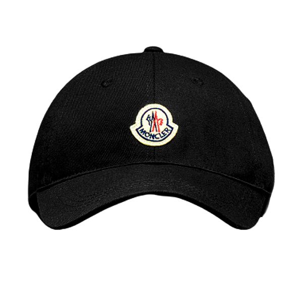 圖片 MONCLER 基本款 LOGO棒球帽 黑色 3B00035V0090 999