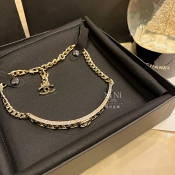 圖片 Chanel 皮穿鏈項鍊