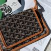 圖片 Goyard Plumet 黑咖信封斜背包