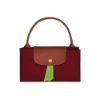 圖片 LONGCHAMP 經典基本款 短把手折疊手提包 M號 酒紅色 L1623089P59