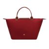 圖片 LONGCHAMP 經典基本款 短把手折疊手提包 M號 酒紅色 L1623089P59