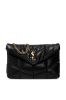 圖片 Saint Laurent YSL 577475 中款 Lou Lou Puffer 小羊皮金鍊包 黑色