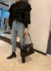 圖片 Saint Laurent YSL 577475 中款 Lou Lou Puffer 小羊皮金鍊包 黑色