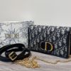 圖片 Dior 30 Montaigne 深藍老花二合一鍊包