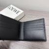 圖片 Loewe Logo 黑色皮革八卡短夾