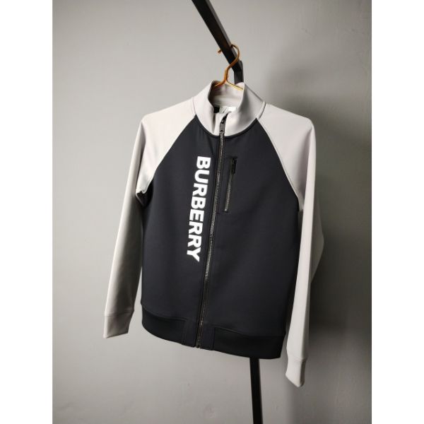 圖片 BURBERRY 黑灰拚色運動外套