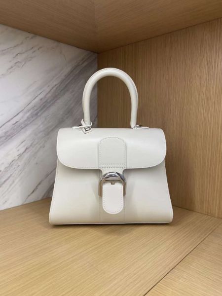 圖片 Delvaux Box 小牛皮 Brillant PM 包 白色
