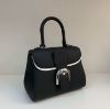 圖片 Delvaux 顆粒紋小牛皮 Rodeo Mini Brillant 包 黑色