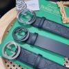 圖片 GUCCI GG壓紋銀頭皮帶 4cm