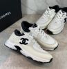 圖片 CHANEL 皮革拼接運動鞋