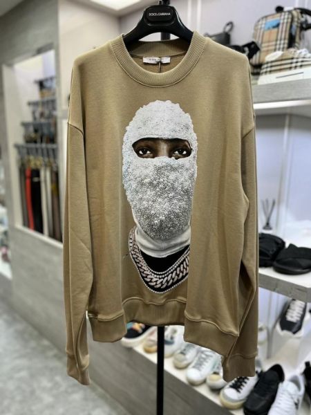 圖片 Ih Nom Uh Nit 怪奇物語 男女同款 珍珠面罩純棉衛衣上衣 米色 S/M/L/XL
