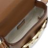 圖片 Tod's Catena 光澤小牛皮翻蓋馬鞍包 焦糖色 ﻿TODS