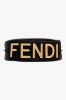 圖片 Fendi 8BR798 小款 Fendigraphy 小牛皮彎月包  黑色